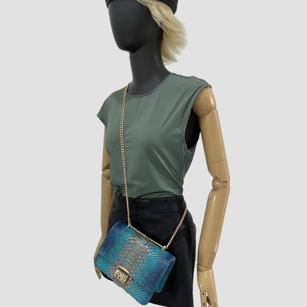PYTHON LEATHER BAG