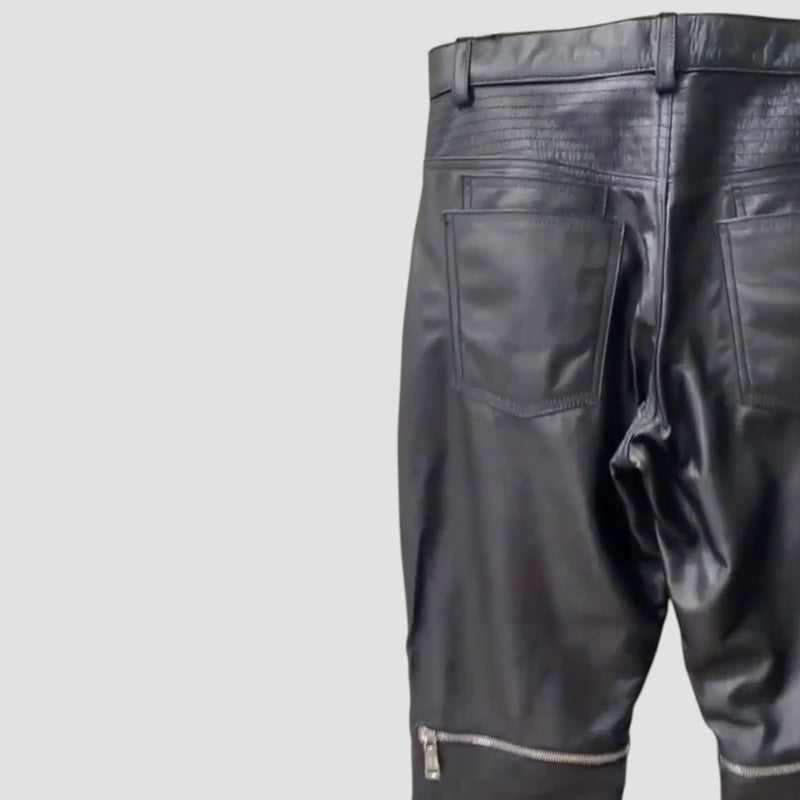 Lambskin pants