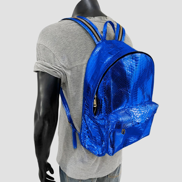 PYTHON LEATHER BACKPACK