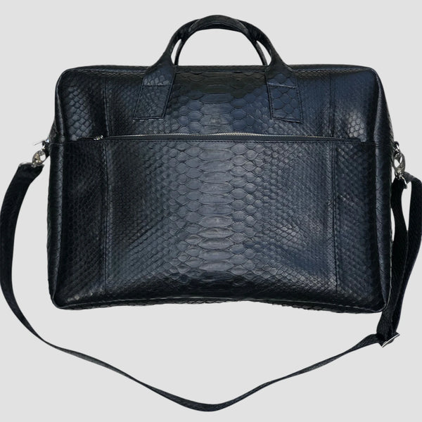 PYTHON LEATHER BRIEFCASE