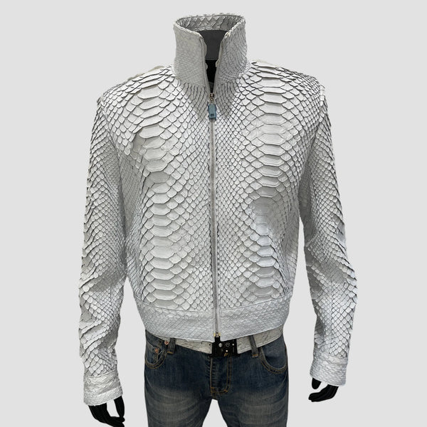 KING PYTHON LEATHER JACKET