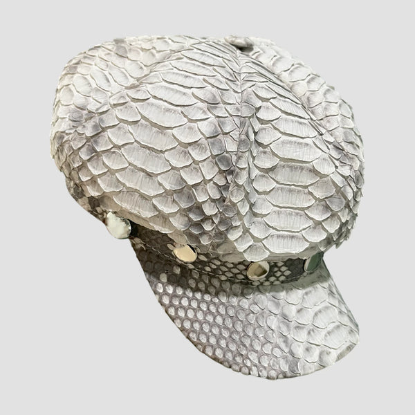PYTHON LEATHER HAT