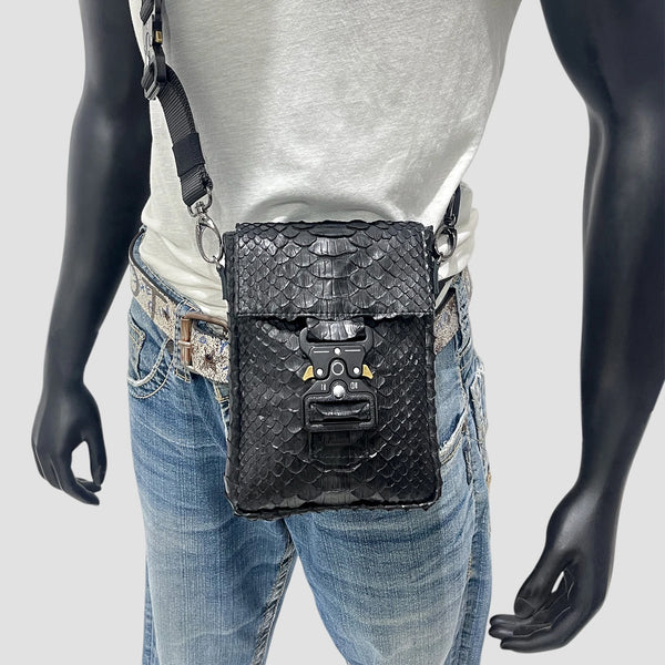 PYTHON LEATHER BAG