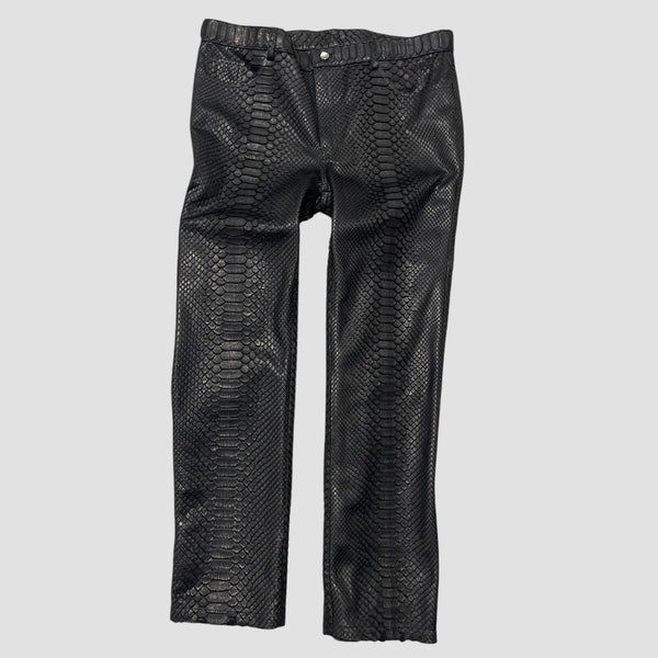 KING PYTHON LEATHER PANTS