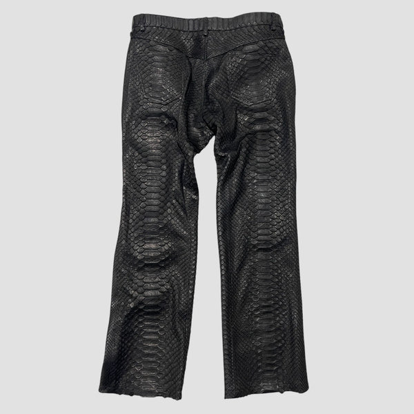 KING PYTHON LEATHER PANTS