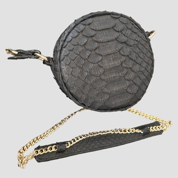 DRAGON PYTHON LEATHER BAG