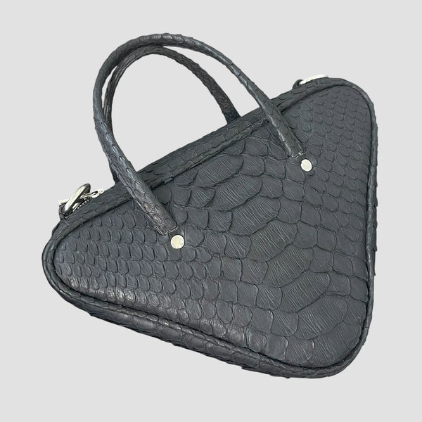 DRAGON PYTHON LEATHER BAG