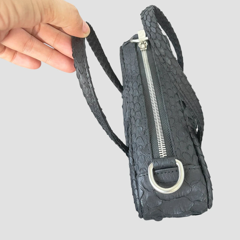 Dragon python leather bag
