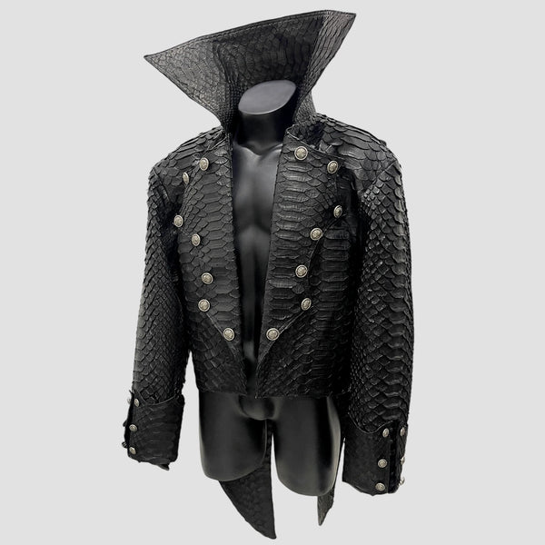 KING PYTHON LEATHER TAILCOAT