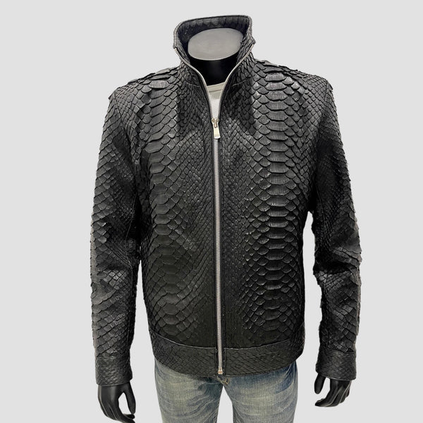 KING PYTHON LEATHER JACKET