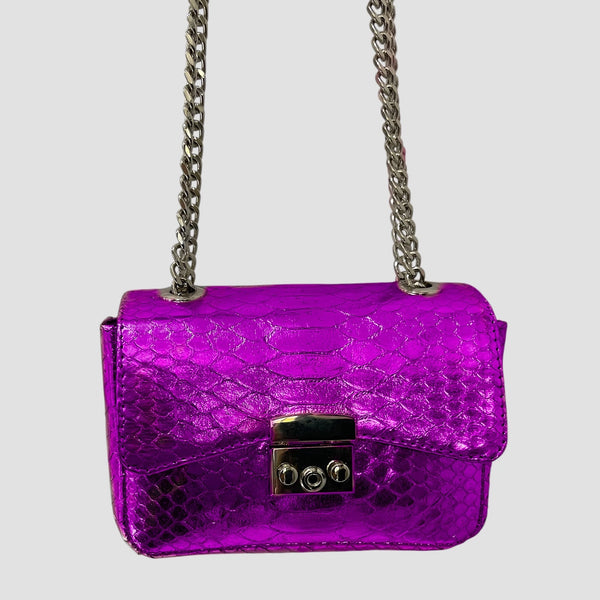 PYTHON LEATHER BAG