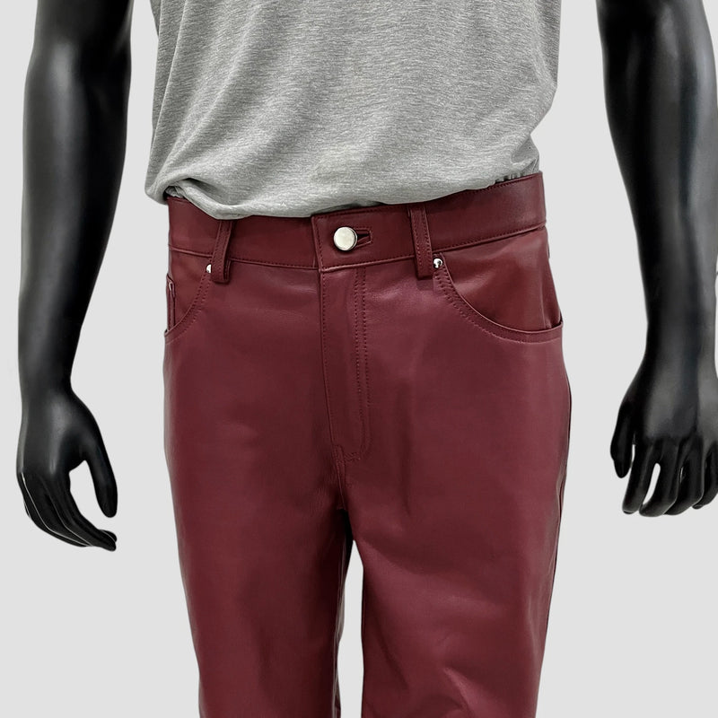 Lambskin pants