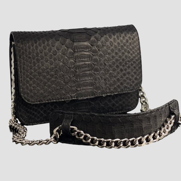 PYTHON LEATHER BAG
