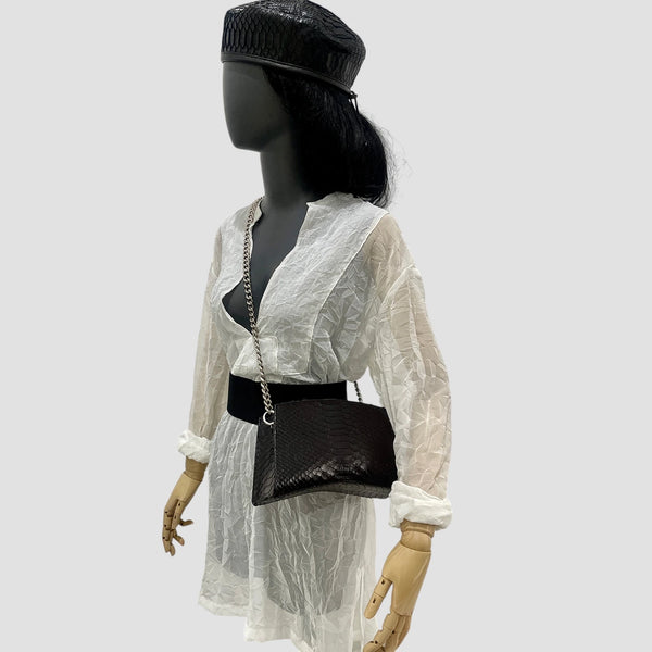 PYTHON LEATHER BAG