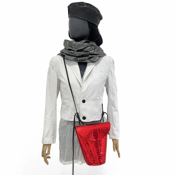 PYTHON LEATHER BAG