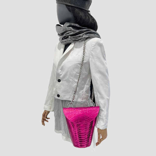 PYTHON LEATHER BAG