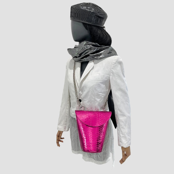PYTHON LEATHER BAG
