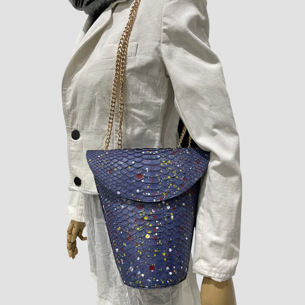 PYTHON LEATHER BAG