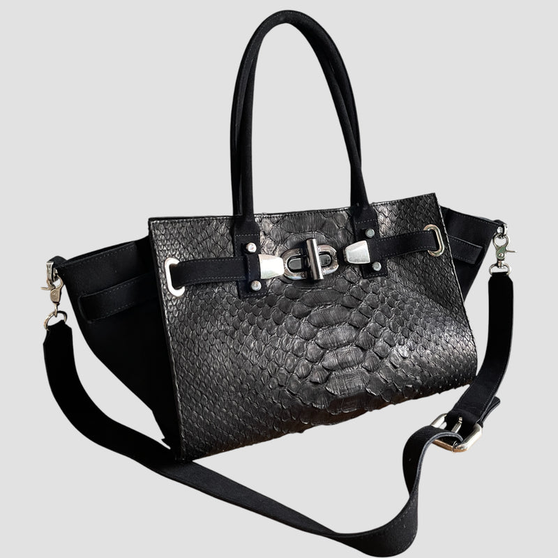 Dragon python leather bag