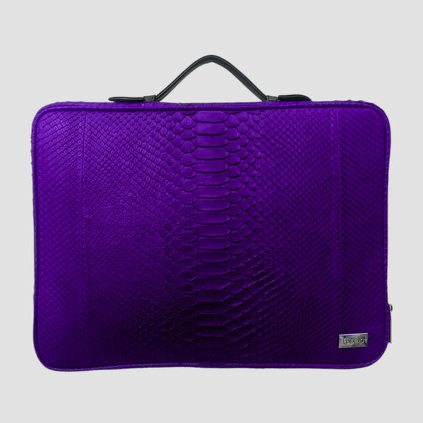 PYTHON LEATHER BRIEFCASE