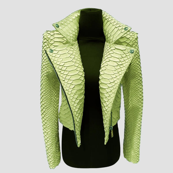 KING PYTHON LEATHER JACKET
