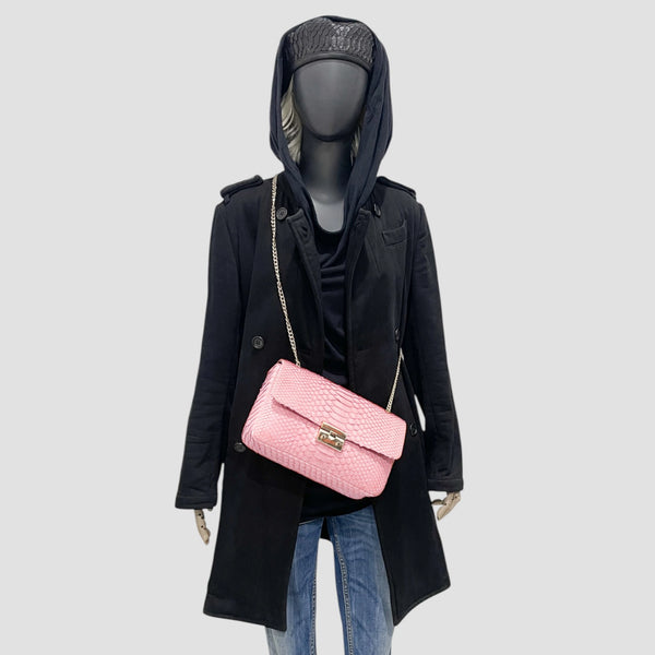 PYTHON LEATHER BAG