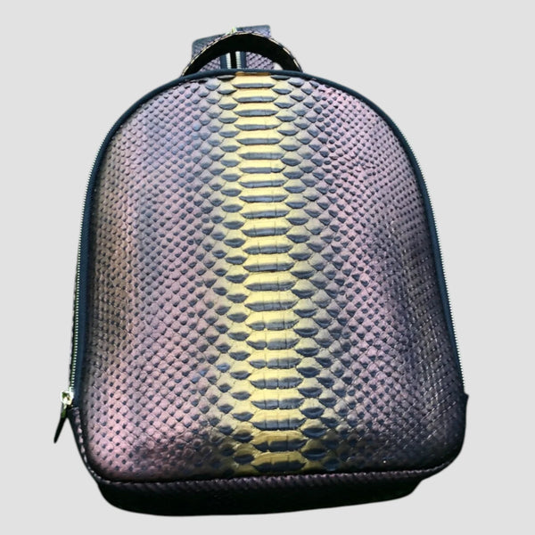 PYTHON LEATHER BACKPACK