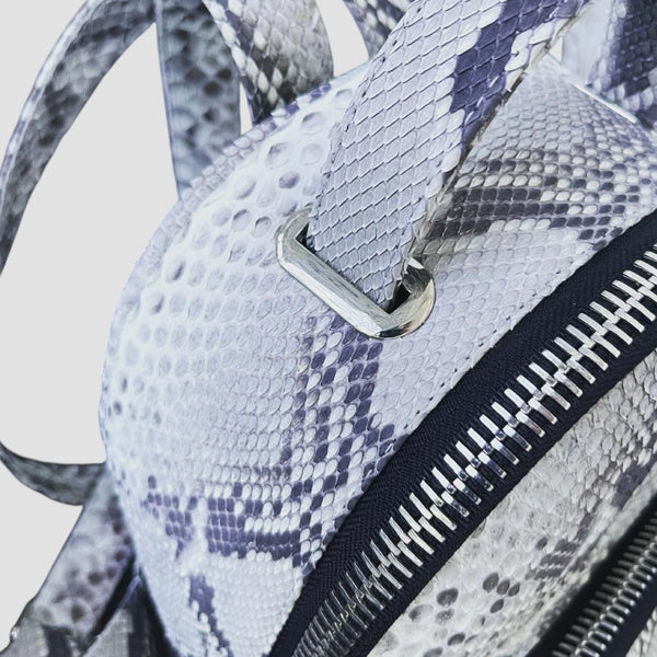 PYTHON LEATHER BACKPACK
