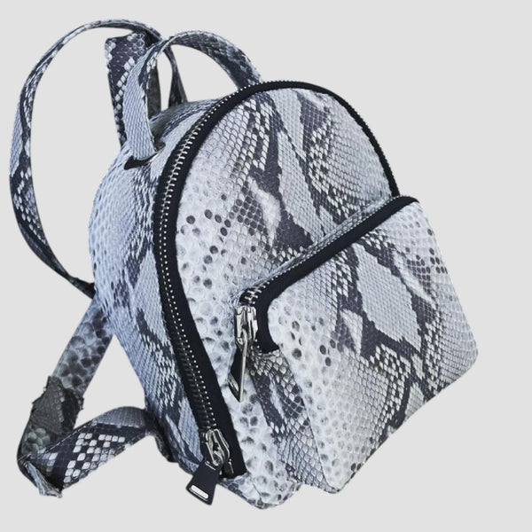 PYTHON LEATHER BACKPACK