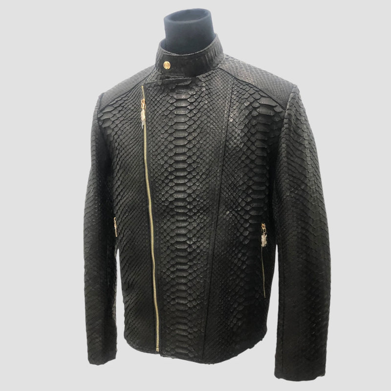Dragon python leather jacket