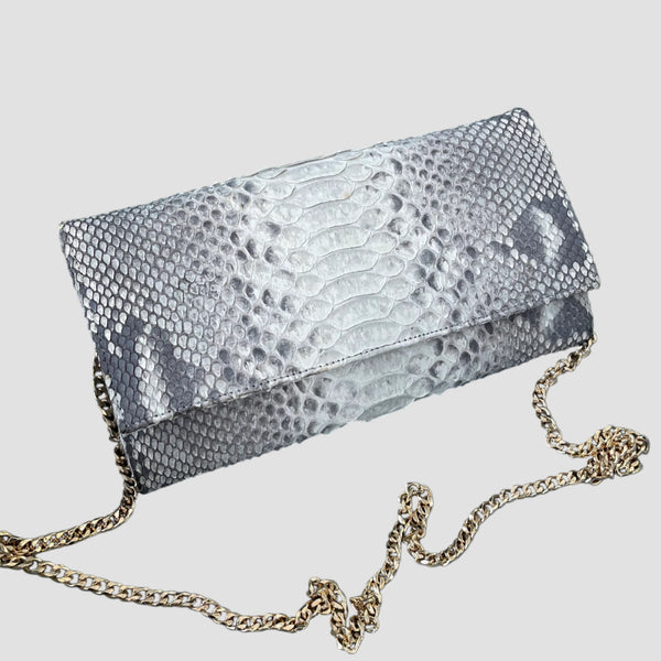 DRAGON PYTHON LEATHER BAG