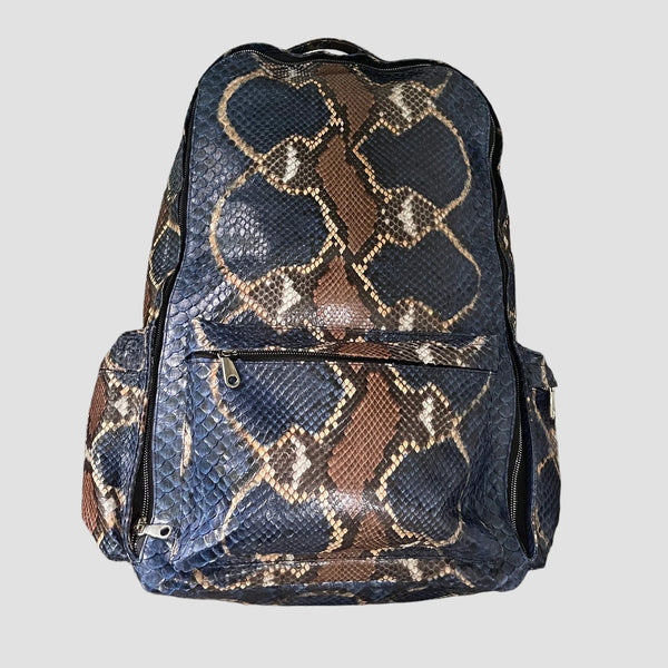PYTHON LEATHER BACKPACK
