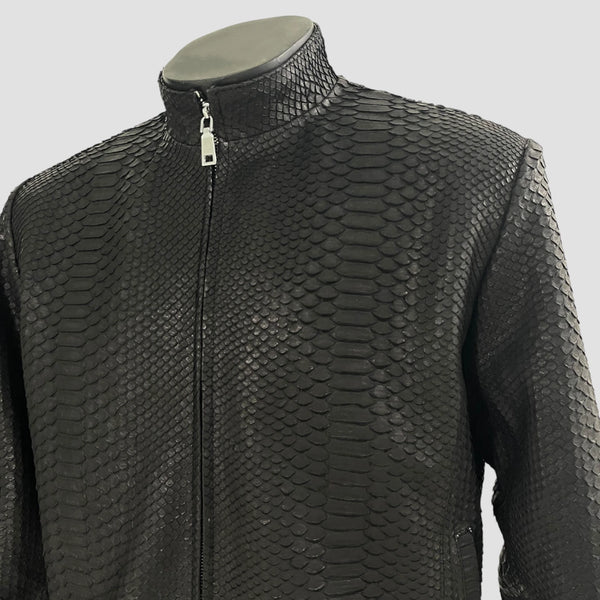 PYTHON LEATHER JACKET