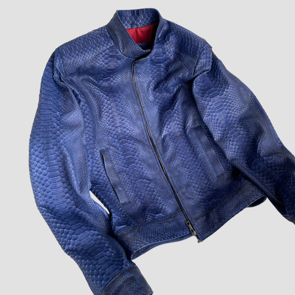 PYTHON LEATHER JACKET