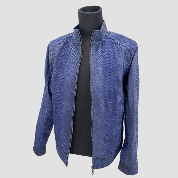 PYTHON LEATHER JACKET