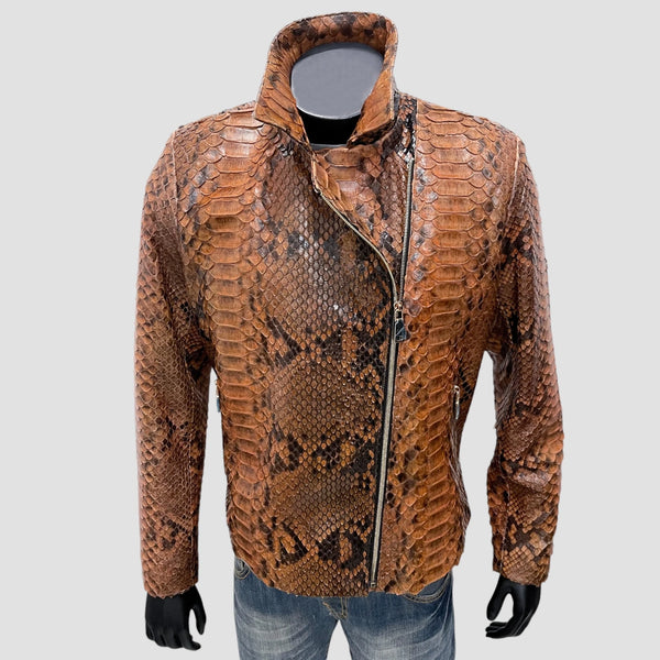 KING PYTHON LEATHER JACKET